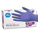 MedPride Powder-Free Nitrile Exam Gloves, Iris Blue, Medium, Box/100