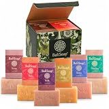 Bali Soap Natural Bar Soap Gift Set - 6 Handmade Vegan Bars (3.5oz Each)