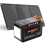 MARBERO 111Wh Solar Generator with Panels Included Solar Panel Kit 30W