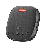 AIRHUG Conference Speaker and Microphone, Bluetooth Speakerphone with 360° Voice Pickup, Advanced Noise Reduction, USB-C Plug & Play, Compatible with Zoom and MS Team