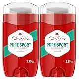Old Spice Aluminum Free Deodorant For Men, High Endurance, 24/7 Sweat Defense & Odor Protection, 24/7 Freshness & Lasting Scent, Pure Sport Scent, 3.0 oz (Pack of 2)