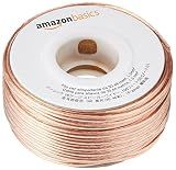 Amazon Basics 16-Gauge Speaker Wire Cable, Polarity Marked, 100 ft, Bronze