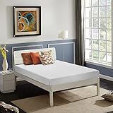 FDW | 5 Inch Twin Mattress | Medium Firm | Gel Memory Foam Mattress | White | Bed in a Box, CertiPUR-US Certified | Pressure Relief, Cooling Ventilated Foam | Washable Removable Cover