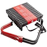 First Alert Two-Story Fire Escape Ladder, 14 Feet, Steel, Anti-Slip, Black