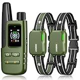 Jugbow Dog Shock Collar 2 Dogs (10-120Lbs) - 4200FT Dog Training Collar with Remote IPX7 Waterproof Electric Collar with 4 Training Modes, Security Lock, Rechargeable e-Collar for All Breeds, Sizes