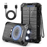 Solar Charger Power Bank - 49800mAh QC3.0 Fast Charging Portable Charger