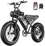 ASKGO S9-2 Electric Bike for Adults, 2500W Peak Motor, Max 28MPH & 65Miles