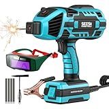 Seesii Portable Welder Handheld, 110V 120A Portable Welding Machine with Goggles & Chipping Hammer, Compatible with for 3/32"-1/8" Rods, Suitable for Home DIY Repair and Automotive Repair Welding