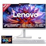 Lenovo 24" FHD All-in-One (AIO) Desktop - 16GB RAM - 512GB SSD - Intel Core - Office 365 for The Web | Stylish & Sleek - Stunning Display - Easy Task Management & Clear Calls - Fast & Quick Access