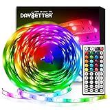 DAYBETTER Led Strip Lights 32.8ft Kit with Remote and Power Supply Color Changing