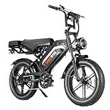 Tamobyke 2000W Fat Tire Electric Bike, 48V18.2Ah Large Battery Delivery Ebike/100+Miles Range,33mph Fast Speed,Bike for Delivery/Cargo/Snow Riding.Steering Light. Safety Certificate.