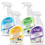 Hygea Natural Eco Friendly Cleaning Starter Kit, 4-Pack 24oz