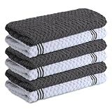 Infinitee Xclusives Kitchen Towels - 6 Pack - Cotton Dish Towel |15" x 25"|