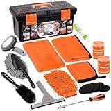 THINKWORK Car Cleaning Kit, Car Washing Kits for Vehicles, Car Detailing Kit Suitable for Small and Medium Vehicles Such As Cars, Trucks, Suvs(17pcs)