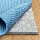 RUGPADUSA - Basics - 8'x10' - 1/4" Thick - 100% Felt - Protective Cushioning Rug Pad - Safe for All Floors and Finishes Including Hardwoods