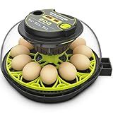 Incubators for Hatching Eggs 12 Egg Incubator with Automatic Egg Turning and Humidity Control,Egg Candler,Auto Water Replenishment,for Chicken Eggs and Quail Egg M12H