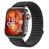 Yienning Smart Watch Nylon Bands Compatible with Huawei Watch Fit 4/4 Pro Smartwatch Replacement Sport Watch Strap Men Women Wristband for Huawei Watch Fit 3 Band