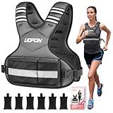 Adjustable Weighted Vest for Women, 6-12 Lbs Rucking Vest with 6 Ironsand Weights, Best Weighted Vest with Plus Pockets & Reflective Strips for Running, Walking, Workout and Strength Training