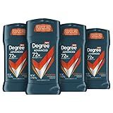 Degree Men Antiperspirant Deodorant Adventure Freshness and Odor Protection Deodorant for Men 2.7 Oz, (Pack of 4) Woodsy, Stick