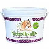 NickerDoodles Horse Treats - 2 lb Pail - Effortlessly Give Medications with Our Soft Baked Treats - Training Treats are The Perfect Motivator - No Additives or Preservatives