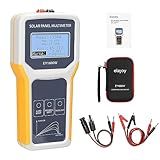 VISLONE Solar DC/AC Power Meter Solar Panel Tester 1600W Photovoltaic Panel Multimeter MPPT Open Circuit Voltage Test Device Maximum Power Point Voltage Current Power Test Meter LCD Display with Backl