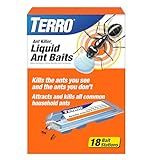 TERRO Ant Killer Bait Stations T300-3SR - Liquid Bait to Eliminate Ants - 18 Count Stations for Effective Indoor Ant Control