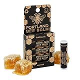 Portland Bee Balm All Natural Handmade Beeswax Lip Balm with Organic Coconut and Olive Oil (Unscented) - 3 Count | Natural Lip Balm, Cruelty Free, Plastic Neutral, | Organic Lip Balm
