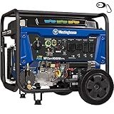 Westinghouse 13500 Peak Watt Tri-Fuel Home Backup Portable Generator, Remote Electric Start, Transfer Switch Ready, Gas, Propane, and Natural Gas Powered