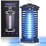 YISSVIC Bug Zapper Outdoor Indoor Waterproof Electric Mosquito Lamp Fly Zapper Killer Effective 4200V Plug in for Home Patio Office Courtyard (One-Light Control Bug Zapper)