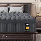 UniPon Firm Queen Mattress 12 inch, Hybrid Mattress with Extra Back and Lumbar Hip Support, Pressure and Back Pain Relief,365 Nights Trial