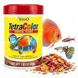 Tetra 77160 TetraColor Tropical Flakes, 1-Ounce, 185 ml