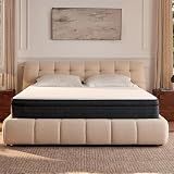 Vorpxin Queen Size Mattresses, Queen Mattress 12 Inch Hybrid Bed, Gel Memory Foam Pocket Coils, Full Zoned Support, Partner Disturbance Reduction, CertiPUR-US Certified