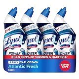 Lysol Toilet Bowl Cleaner Clinging Gel, Power, 24 oz, 4 Pack