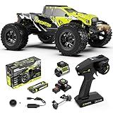 AMORIL 1/10 RTR Brushless Fast RC Cars for Adults,Max 50mph Hobby Electric Off-Road Monster Truck,Waterproof High Speed RC Car 4WD Remote Control Car with 3S Lipo,Green