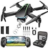 Oddire Mini Drone with Camera - 1080P Foldable Drone with Stable Hover, Gravity Control, Trajectory Flight,One Key Take Off/Land, 3D Flip, Drones for Adults with 2 Batteries, Carrying Case, Propellers