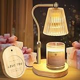 Engpure Candle Warmer Lamp with Timer and Dimmer Adjustable Height for Women Birthday Gift, Home Room Decor, Wax Melt Warmer for Scented Jar Candles, Mother's Day