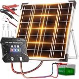 Voltset Solar Panel Kit 20W 12V, Waterproof Solar Battery Charger for Car