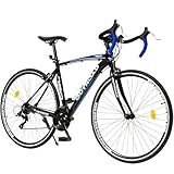 Outroad Road Bike 14-21 Speed 700C Wheel Road Bike, GLC Blue