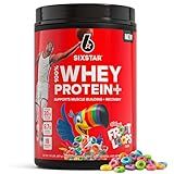 Six Star Whey Protein Powder Plus - Muscle Building & Recovery Formula with Whey Isolate Powder, BCAAs, 30g Protein, Immune Support - Post-Workout Supplement - Kellogg’s Froot Loops Flavor, 1.8 lbs