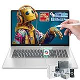 HP Premium 17 inch Touchscreen Laptop, AMD Ryzen 5 7430U, 17.3" HD+ Touch Screen, 32GB RAM, 2TB SSD, WiFi 6, BT 5.4, Copilot, Windows 11 Pro, Laptop Computer for Work School Home Office Business