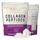 Live Conscious Collagen Peptides Powder - Naturally-Sourced Hydrolyzed Collagen Powder - Hair, Skin, Nail, and Joint Support - Type I & III Grass-Fed Collagen Supplements for Women and Men - 16oz