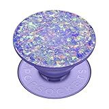 PopSockets Phone Grip with Expanding Kickstand, Adhesive Grip - Ice Purple