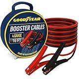 GOODYEAR Heavy Duty Jumper Cables for Car Battery – 4 Gauge 16 ft Booster Cables with Carrying Case for Cars, Trucks, SUVs, Emergency Roadside Kit