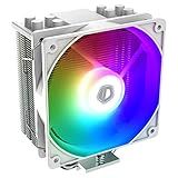 ID-COOLING SE-214-XT ARGB White CPU Cooler 4 Heatpipes CPU Air Cooler ARGB Light Sync with Motherboard(5V 3-PIN Connector) CPU Fan for Intel/AMD, LGA 1700 Compatible for Desktop