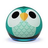 Amazon Echo Dot Kids (newest model), Designed for kids, with parental controls, Includes 1 Year of Amazon Kids+, Owl