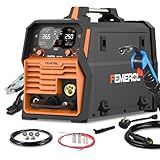250A Aluminum Pulsed MIG Welder,7 in 1 Gas MIG/Pulse MIG/Flux Core/Stick/Lift TIG/Spot Welding/Spool Gun Compatible Aluminum Welding Machine LED Display 110V/220V Multiprocess Welder