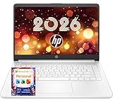 HP Ultrabook Laptop with Copilot AI • 2026 Edition • Latest Intel 4-Core N150 CPU • Microsoft Office 365 Included, 128GB SSD • Windows 11, Thin & Portable | w/o Mouse