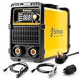 Sefaspe Stick Welder, 2026 Newest [Large LED Display] ARC 200Pro Welding Machine 110V/220V 200A with Synergic Control, IGBT Inverter Portable Welder Machine with Hot Start, Arc force and Anti-Stick