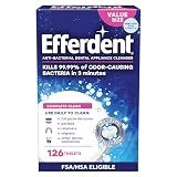 Efferdent Denture Cleaner Tablets, Complete Clean, 126 Count