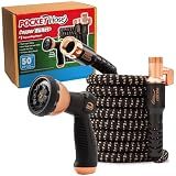 Pocket Hose 50 FT Copper Bullet Hose, 10-Pattern, 650psi